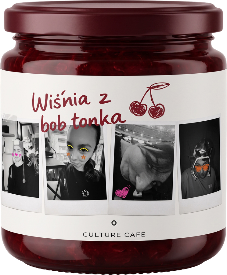 Банка вишнёвого джема Culture Cafe